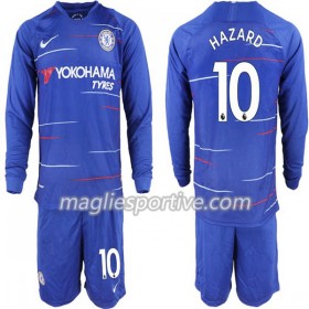 Completo Calcio Chelsea Hazard 10 Bambino Divisa Prima 2018/2019 ML